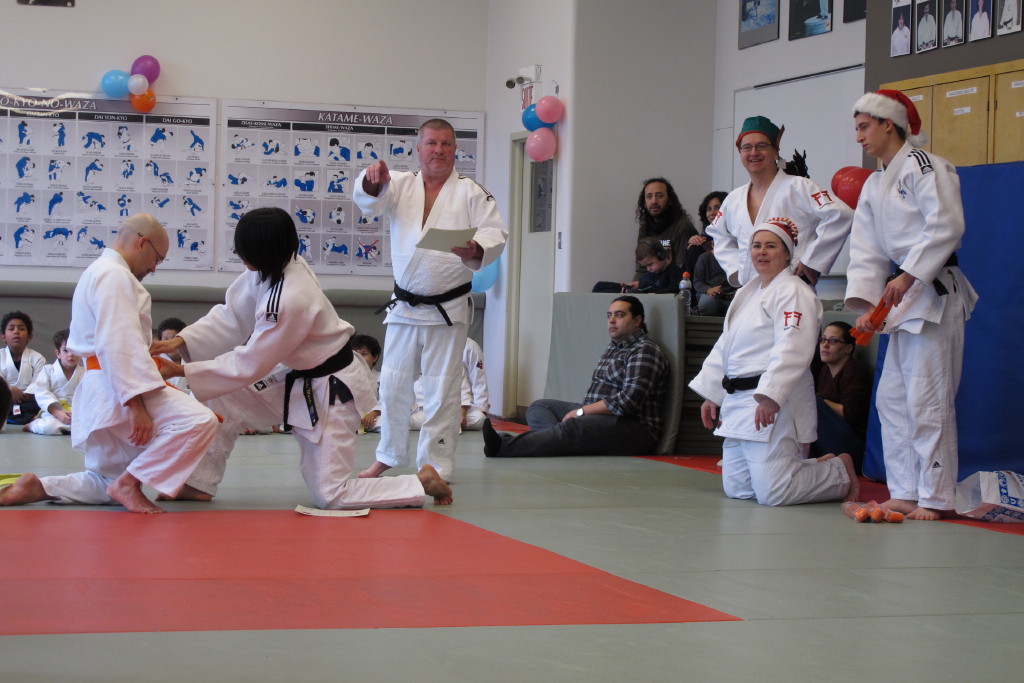 Remise de ceintures par les Sensei